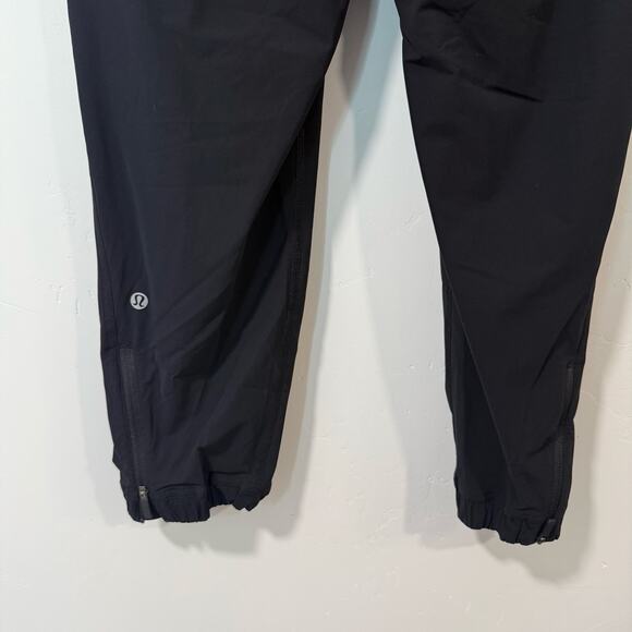 Lululemon Women's Adapted State High-Rise Jogger Pant Crop Black 4 Athleisure - Picture 5 of 8